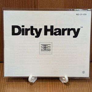 Dirty Harry: Instruction Booklet Manual Only (Nintendo, NES-2Y-USA) - VGUC